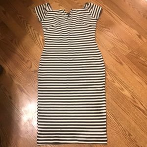 Windsor Striped Dress EUC Size M